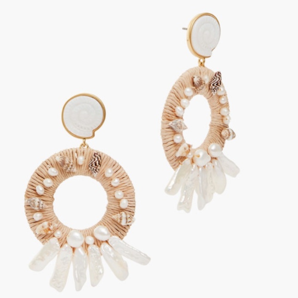 Merrigan Raffia Earrings